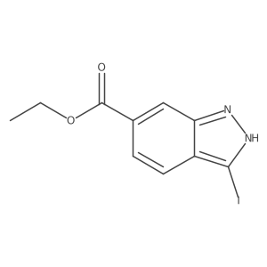 ethyl 3-iodo-1H-indazole-6-carboxylate Structure