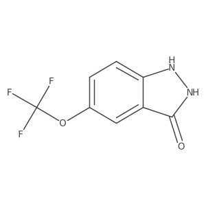 5-(Trifluoromethoxy)-1H-indazol-3-ol Structure