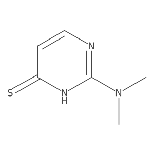 2-(Dimethylamino)-4(3H)-pyrimidinethione Structure