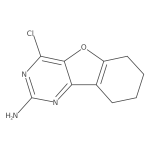 4-Chloro-6,7,8,9-tetrahydrobenzofuro[3,2-D]pyrimidin-2-amine结构式