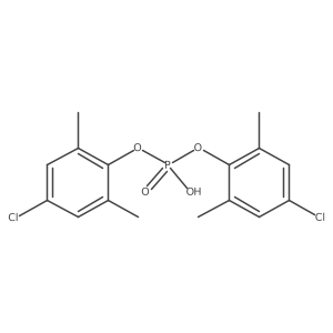 Bis(4-chloro-2,6-dimethylphenyl) orthophosphate Structure