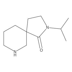 2-Isopropyl-2,7-diazaspiro[4.5]decan-1-one Structure