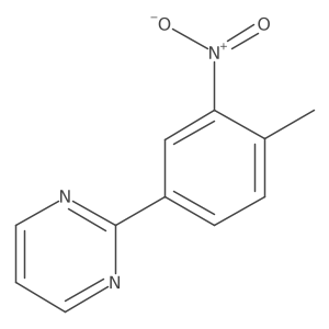 2-(4-Methyl-3-nitrophenyl)pyrimidine Structure
