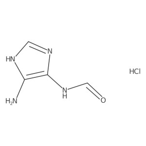 N-(4-Amino-1H-imidazol-5-yl)formamide hydrochloride结构式