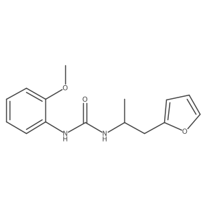 1-(1-(Furan-2-yl)propan-2-yl)-3-(2-methoxyphenyl)urea结构式