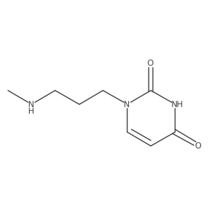 1-[3-(Methylamino)propyl]-2,4(1H,3H)-pyrimidinedione Structure