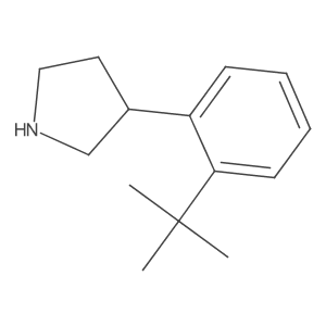 3-(2-Tert-butylphenyl)pyrrolidine Structure