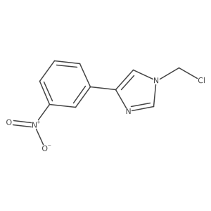 1-(Chloromethyl)-4-(3-nitrophenyl)imidazole Structure