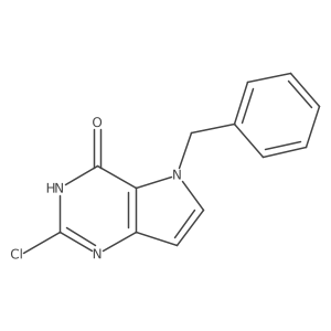5-Benzyl-2-chloro-3H-pyrrolo[3,2-d]pyrimidin-4(5H)-one Structure