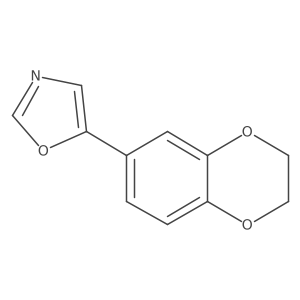 5-(2,3-Dihydro-1,4-benzodioxin-6-yl)-1,3-oxazole Structure