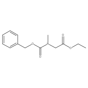 Ethyl 2-(((benzyloxy)carbonyl)(methyl)amino)acetate Structure