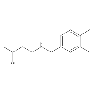 4-{[(3,4-Difluorophenyl)methyl]amino}butan-2-ol Structure