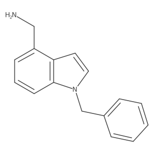 (1-Benzyl-1H-indol-4-yl)methanamine Structure