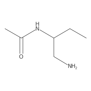 N-(1-aminobutan-2-yl)acetamide结构式