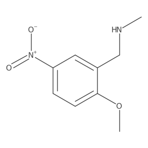 1-(2-methoxy-5-nitrophenyl)-N-methylmethanamine Structure