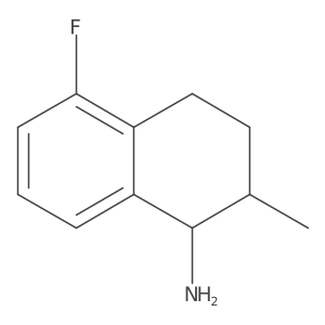 5-Fluoro-2-methyl-1,2,3,4-tetrahydronaphthalen-1-amine Structure