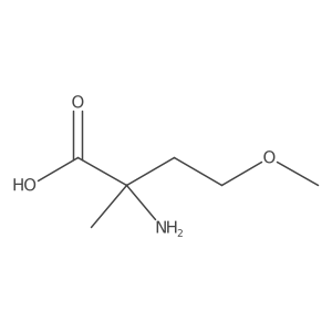 (2S)-2-Amino-4-methoxy-2-methylbutanoic acid Structure