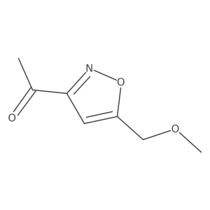 1-[5-(Methoxymethyl)isoxazol-3-yl]ethanone结构式