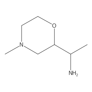 1-(4-Methylmorpholin-2-yl)ethan-1-amine Structure