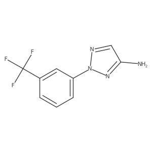 2-(3-(Trifluoromethyl)phenyl)-2H-1,2,3-triazol-4-amine Structure