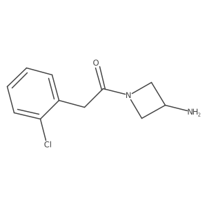 1-(3-Aminoazetidin-1-yl)-2-(2-chlorophenyl)ethan-1-one Structure