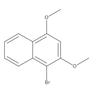1-Bromo-2,4-dimethoxynaphthalene结构式