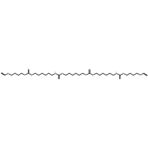 11,18-Dioxa-2,9,20,27-tetraazaoctacosanedioic acid, 10,19-dioxo-, 1,28-bis(4-(ethenyloxy)butyl) ester结构式