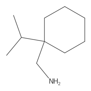 [1-(Propan-2-yl)cyclohexyl]methanamine Structure