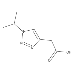 2-[1-(propan-2-yl)-1H-1,2,3-triazol-4-yl]acetic acid结构式