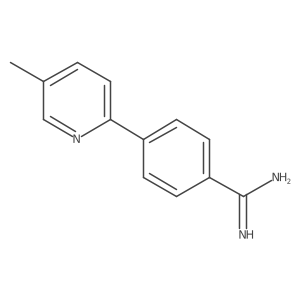 4-(5-Methylpyridin-2-yl)benzimidamide Structure