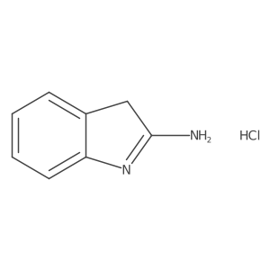 2,3-dihydro-1H-indol-2-imine hydrochloride Structure