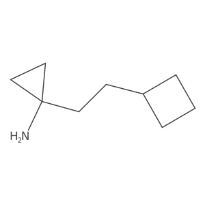 1-(2-Cyclobutylethyl)cyclopropan-1-amine Structure