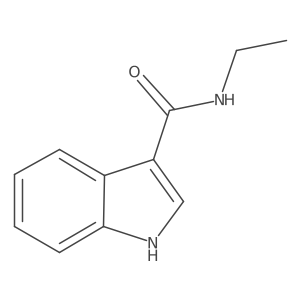 1H-Indole-3-carboxamide, N-ethyl- Structure