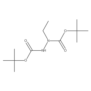 N'-[(Tert-butoxy)carbonyl]-N-ethyl(tert-butoxy)carbohydrazide Structure