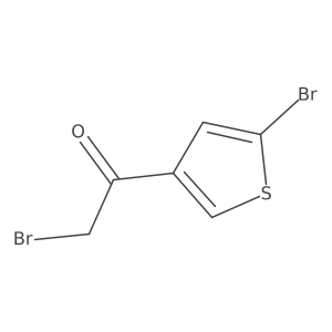 2-Bromo-1-(5-bromo-3-thienyl)ethanone结构式