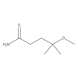 4-Methoxy-4-methylpentanethioamide Structure