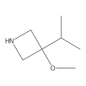 3-Isopropyl-3-methoxyazetidine结构式