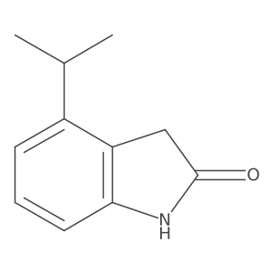 4-Isopropylindolin-2-one结构式