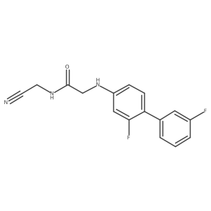 N-(cyanomethyl)-2-({2,3'-difluoro-[1,1'-biphenyl]-4-yl}amino)acetamide Structure