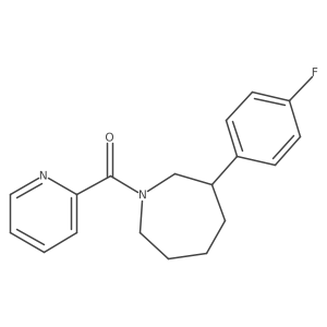 (3-(4-Fluorophenyl)azepan-1-yl)(pyridin-2-yl)methanone Structure