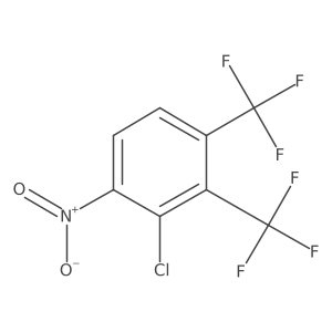 1,2-Bis(trifluoromethyl)-3-chloro-4-nitrobenzene Structure