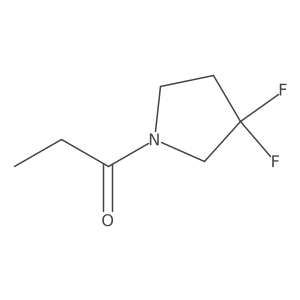 1-(3,3-Difluoropyrrolidin-1-yl)propan-1-one Structure