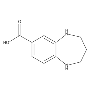 2,3,4,5-tetrahydro-1H-1,5-benzodiazepine-7-carboxylic acid Structure