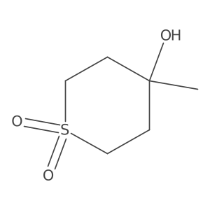 4-Hydroxy-4-methyl-1lambda6-thiane-1,1-dione结构式
