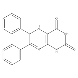 5,6-Dihydro-6,7-diphenyl-2,4(1H,3H)-pteridinedione Structure