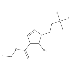 Ethyl 5-amino-1-(3,3,3-trifluoropropyl)-1H-pyrazole-4-carboxylate Structure