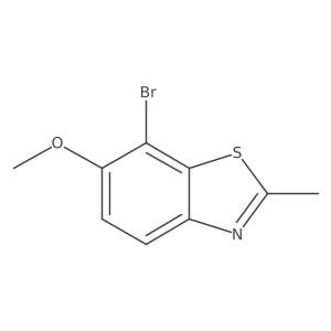 7-Bromo-6-methoxy-2-methylbenzo[d]thiazole Structure