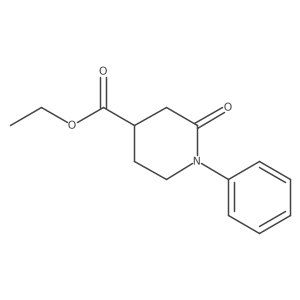 Ethyl 2-oxo-1-phenylpiperidine-4-carboxylate Structure