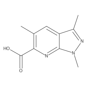 1,3,5-Trimethyl-1H-pyrazolo[3,4-b]pyridine-6-carboxylic acid Structure