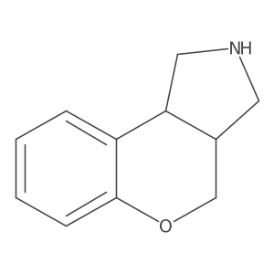 (3As,9bR)-1,2,3,3a,4,9b-hexahydrochromeno[3,4-c]pyrrole结构式